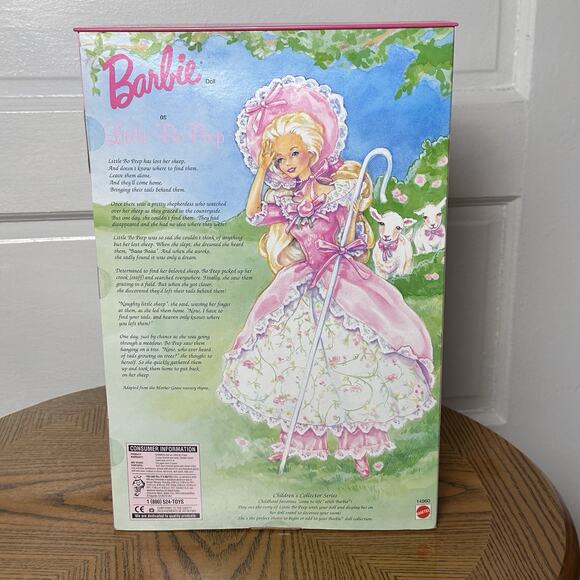 Barbie As Little Bo Peep Doll 1995 Children's Collector Series Mattel NEW 14960 - Picture 2 of 12